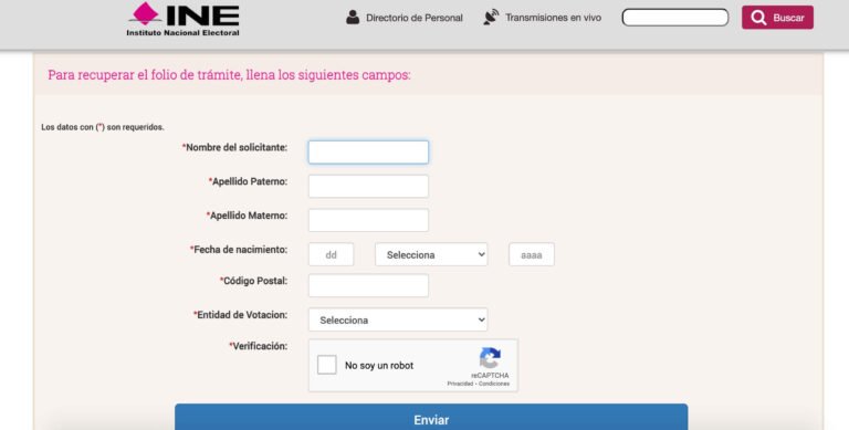 ¿cómo Saber Cuál Es El Número De Folio Del Ine Todo En Mexicoemk 4138